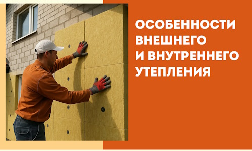 Какие особенности внешнего и внутреннего утепления в Реже