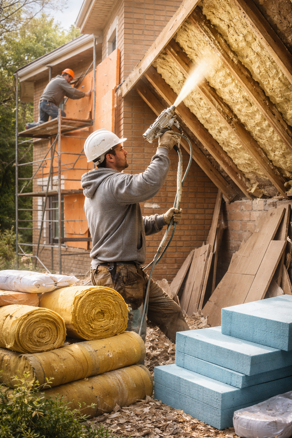 Утепление домов в Реже под ключ от 4600 руб/м2 | Профессионально — ТепломастерРеж