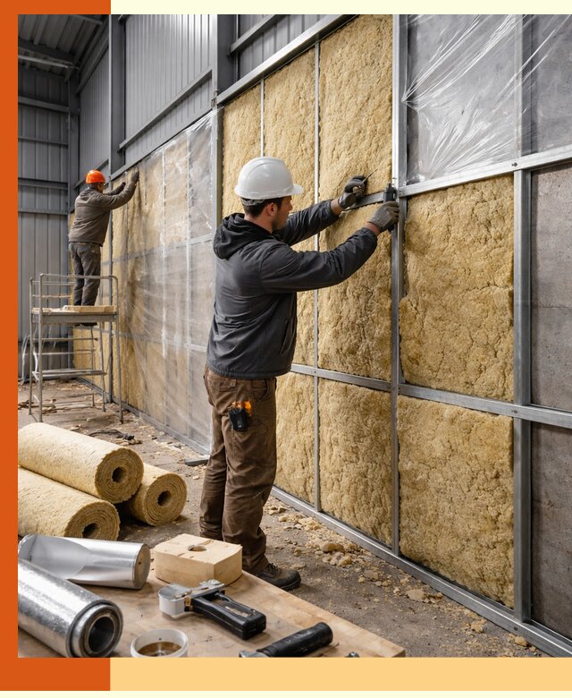 Утепление ангара в Реже — профессиональная теплоизоляция помещений