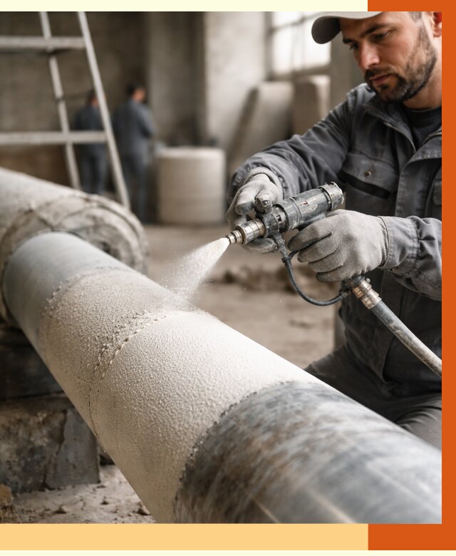 Утепление труб жидкой теплоизоляцией в Реже от 8215 руб. под ключ | ТепломастерРеж