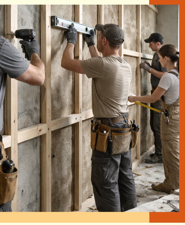 Монтаж обрешетки под утепление в Реже от 1260 руб/м² | Заказать у ТепломастерРеж